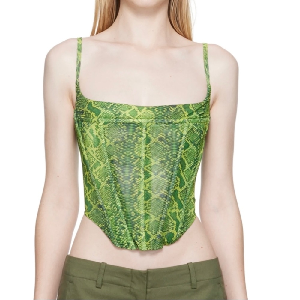 Miaou Venus Corset in green - Picture 3 of 4